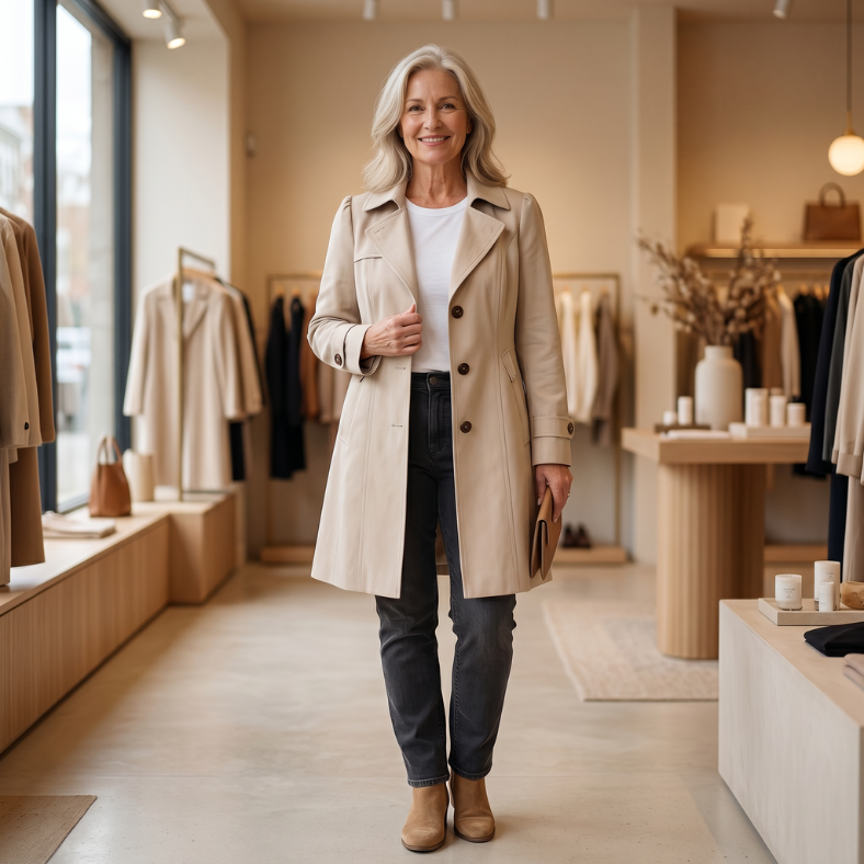 Olivia – Elegant Vintage Summer Coat