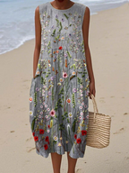 BELLE | Wildflower Midi Dress